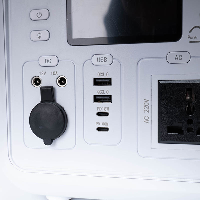 1200W Outdoor Self Driving Energy Storage Power Supply Backup Battery