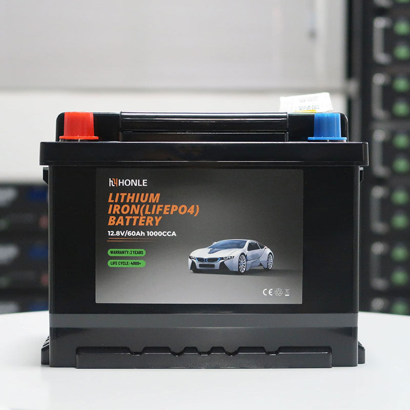12.8V 60Ah Lithium Iron Phosphate (LiFePO4) Automotive Battery
