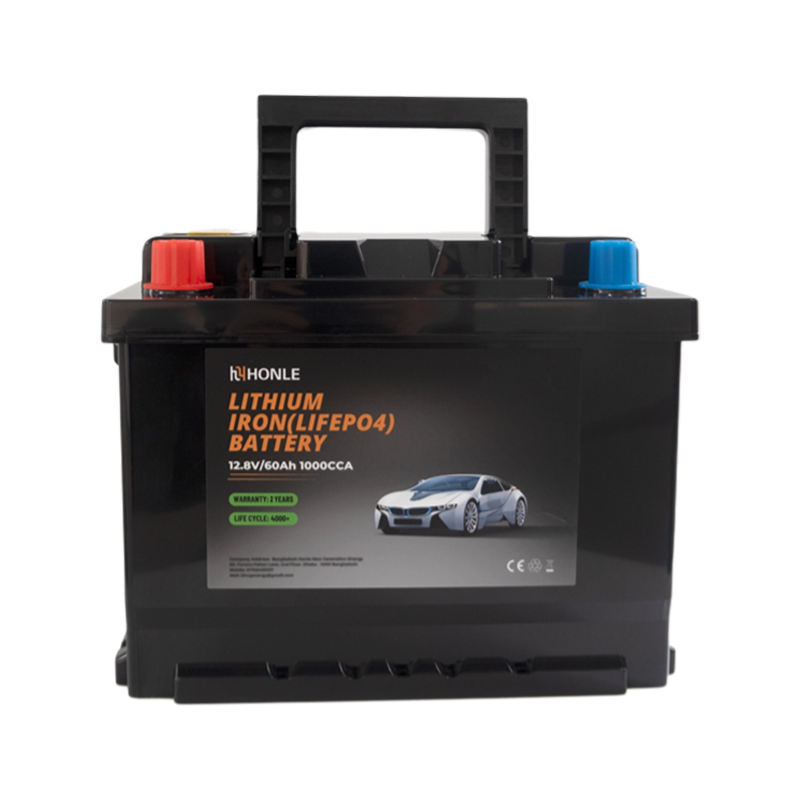 12.8V 60Ah Lithium Iron Phosphate (LiFePO4) Automotive Battery
