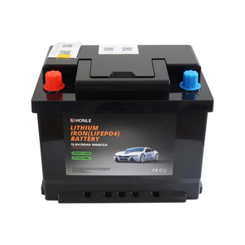 12.8V 60Ah Lithium Iron Phosphate (LiFePO4) Automotive Battery