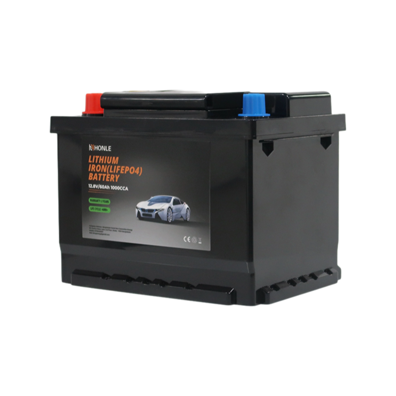 12.8V 60Ah Lithium Iron Phosphate (LiFePO4) Automotive Battery