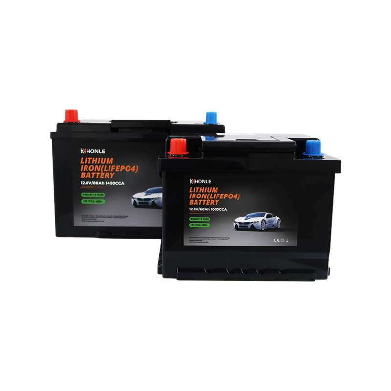 12.8V 80Ah LiFePO4 Lithium Automotive Battery for Start-Stop Vehicles