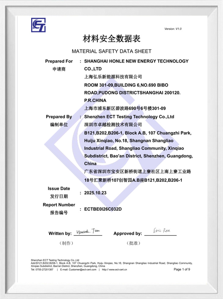 MATERIAL SAFETY DATA SHEET
