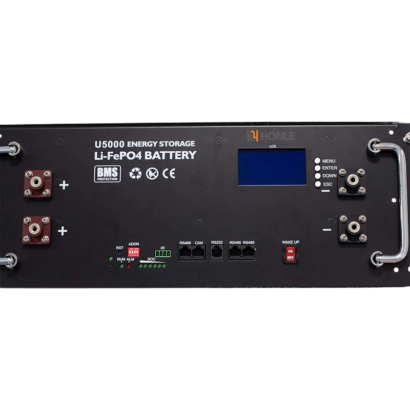 HLB Low-Voltage Low Voltage Rack-mount LiFePO4 Battery Scalable ESS Module for Home Solar System
