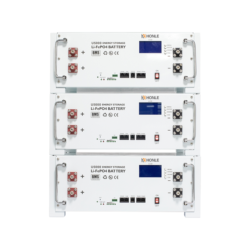HLB Low-Voltage Low Voltage Rack-mount LiFePO4 Battery Scalable ESS Module for Home Solar System