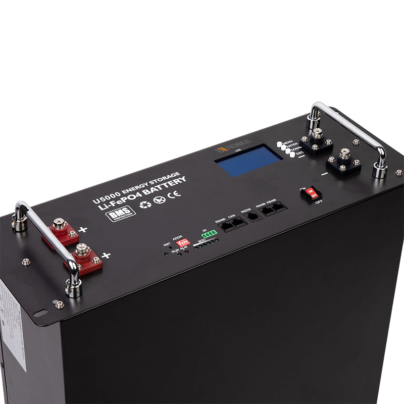 HLB Low-Voltage Low Voltage Rack-mount LiFePO4 Battery Scalable ESS Module for Home Solar System