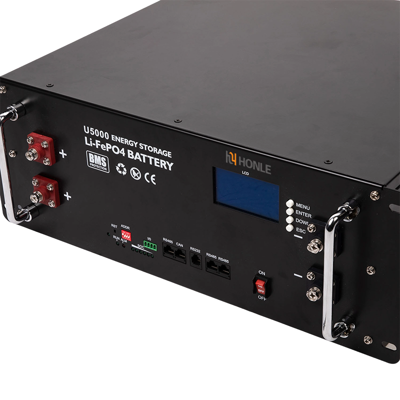 HLB Low-Voltage Low Voltage Rack-mount LiFePO4 Battery Scalable ESS Module for Home Solar System
